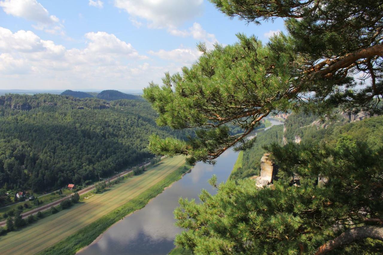 Pension Zaukeneck Bad Schandau Dış mekan fotoğraf