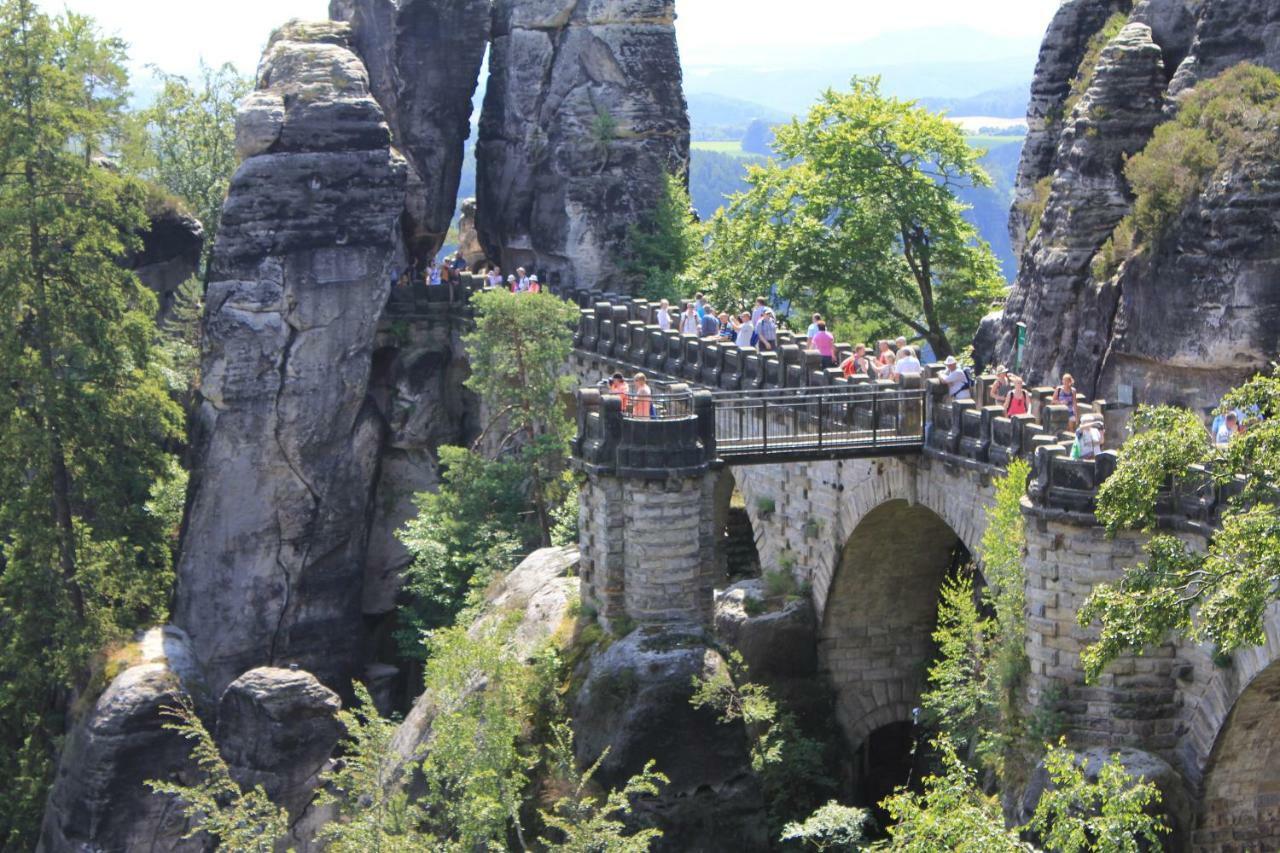 Pension Zaukeneck Bad Schandau Dış mekan fotoğraf